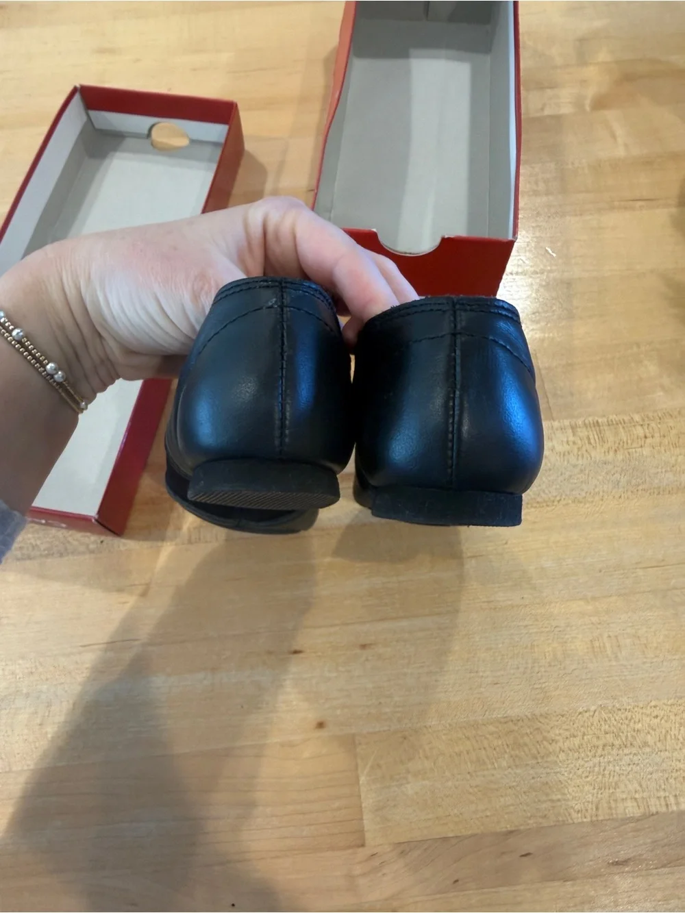Capezio Kids Black Slip-On Leather Jazz Shoes